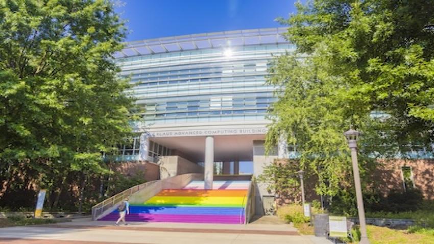 A photo of the Klaus Advanded Computing Building
