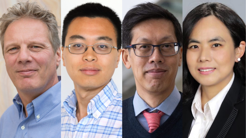 graphic with headshots of faculty members